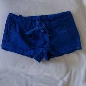 Pink, shorts, royal blue, size 2